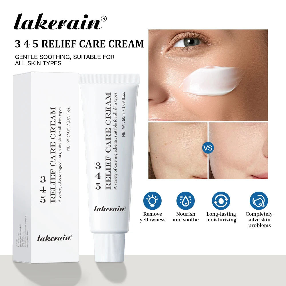Korean 3 4 5 Relief Cream - Blemish Care & Soothing Cream