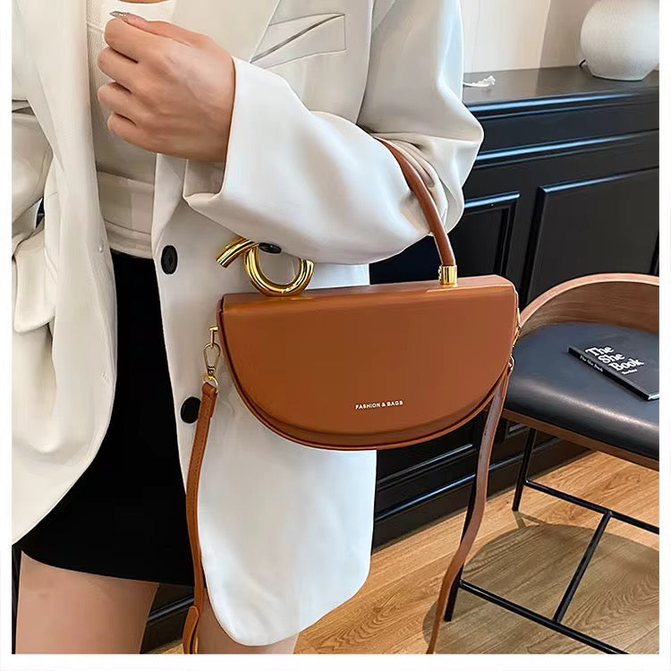 Luna Gold Loop Handbag