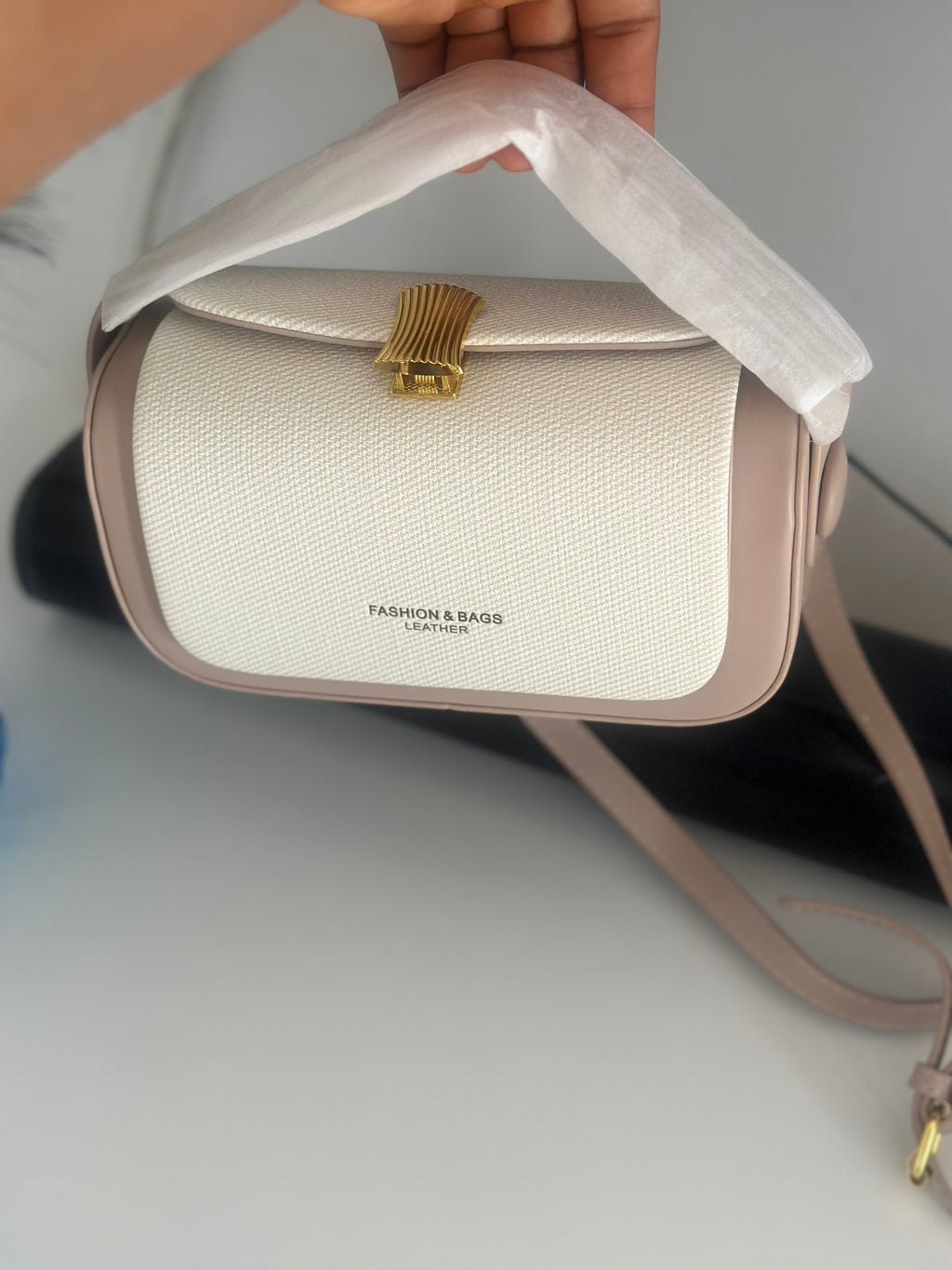 Cleo Gold Clasp Handbag