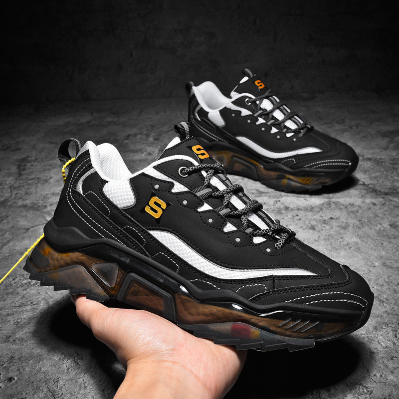 Men's Chunky Dad Sneakers - Height Increasing Platform Shoes