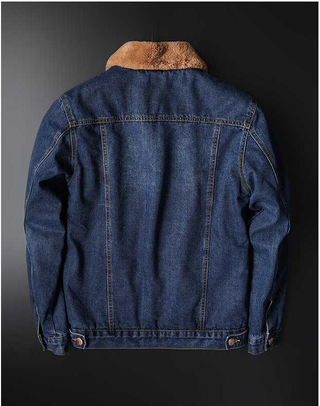 Men's Classic Denim Jacket - Thick Winter Casual Fit