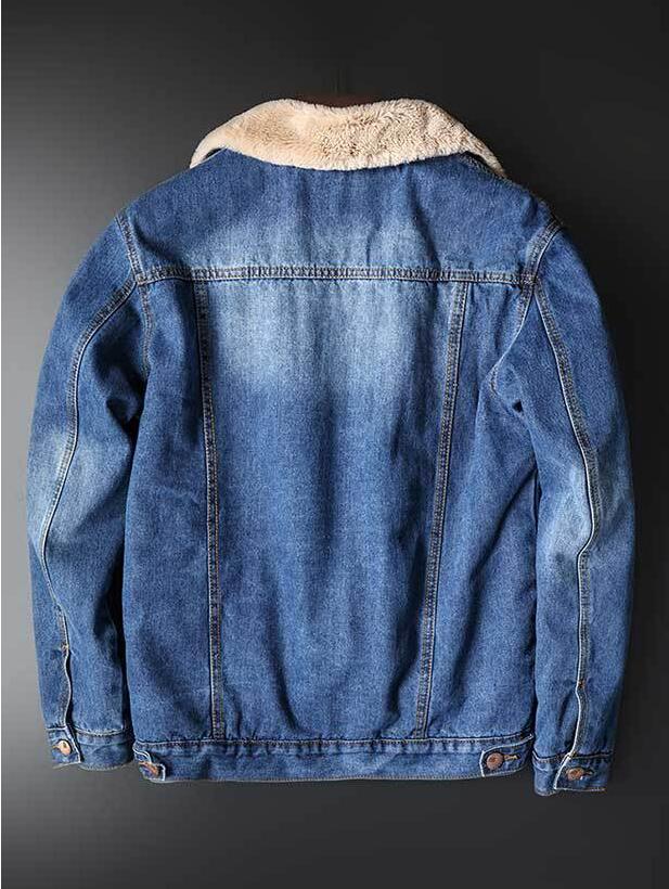 Men's Classic Denim Jacket - Thick Winter Casual Fit