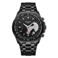 Men's Waterproof Sports Watch - Stainless Steel Quartz