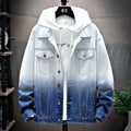 Men's Slim Fit Denim Jacket — Casual Long Sleeve Single-Breasted