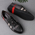 Men's Korean Style White Sneakers — Breathable Casual Design