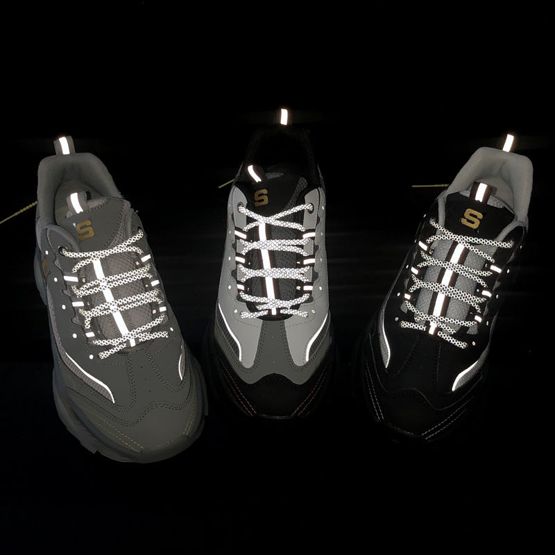 Men's Chunky Dad Sneakers - Height Increasing Platform Shoes