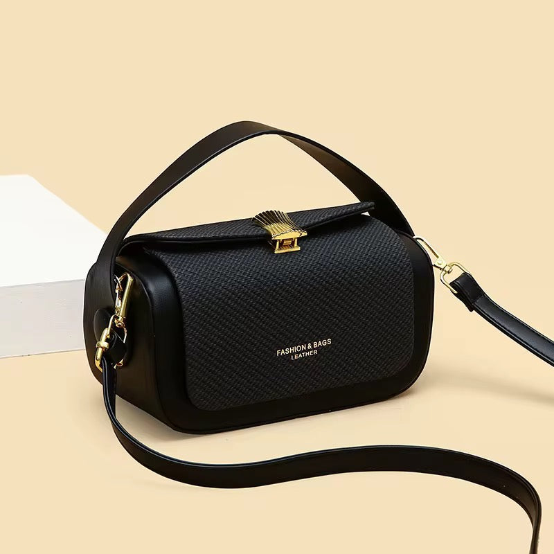 Cleo Gold Clasp Handbag