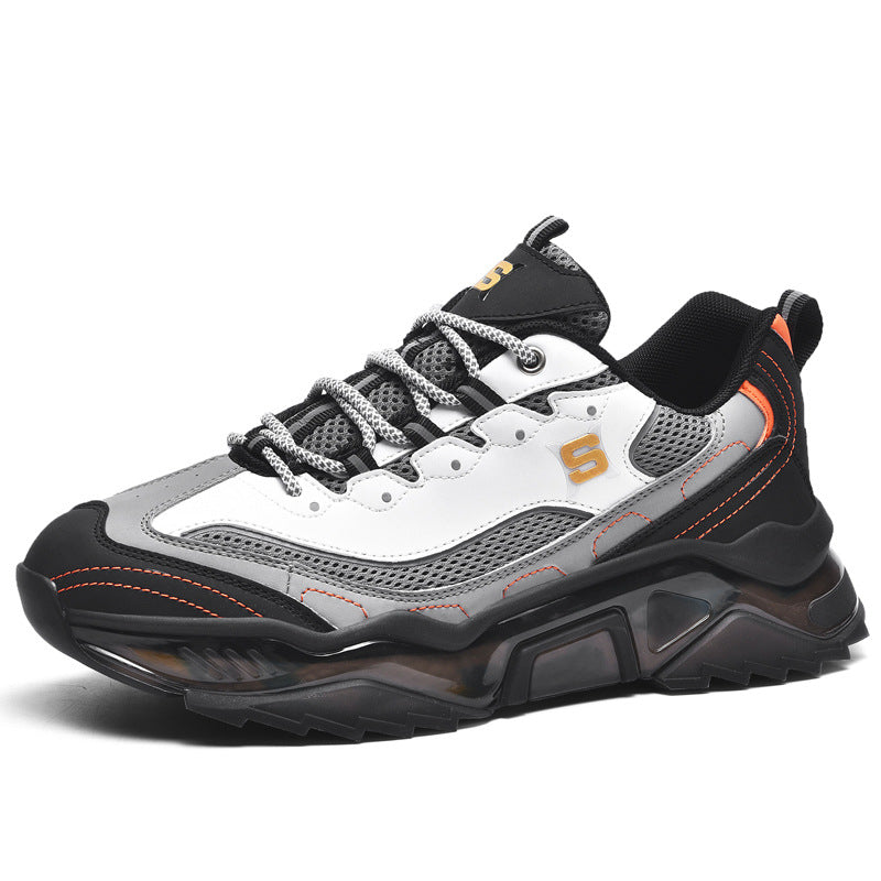 Men's Chunky Dad Sneakers - Height Increasing Platform Shoes