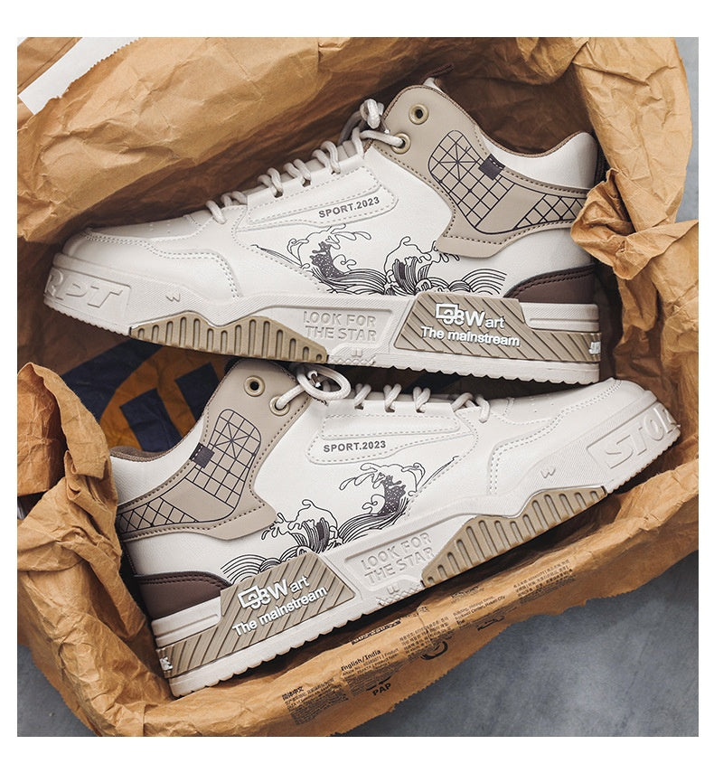 Men's High-Top Casual Sneakers - Summer Sports Shoes