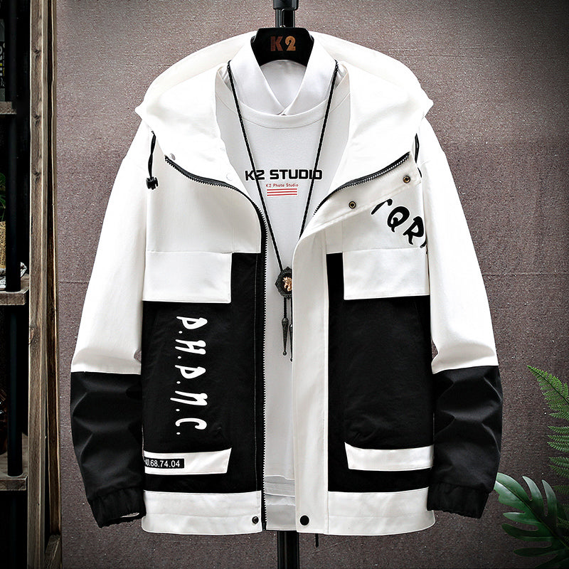 Men's Youth Denim Jacket - Polyester Casual Jacket