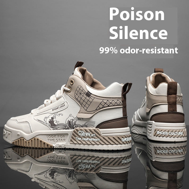 Men's High-Top Casual Sneakers - Summer Sports Shoes