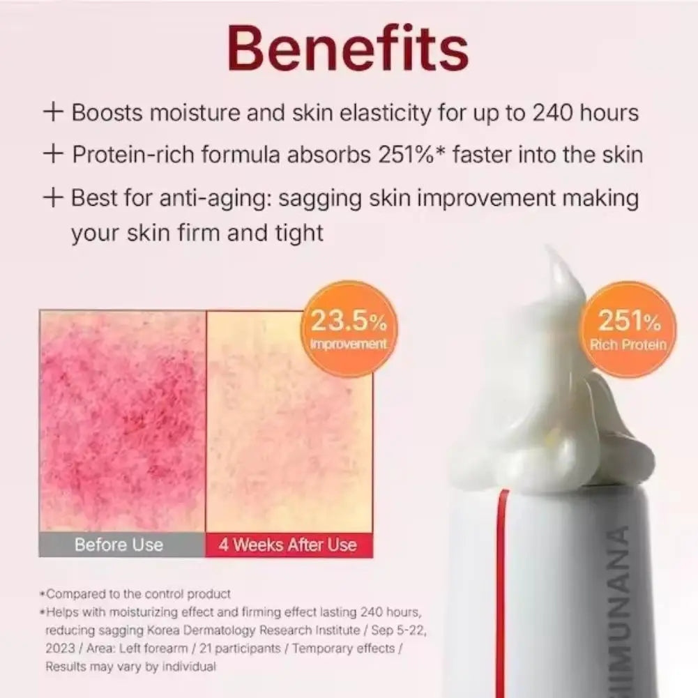 Korean Centella Asiatica Face Firming Cream - Anti-Wrinkle Moisturizer