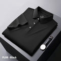 Cool Polo Shirt Men's Solid Color Polo Collar Business Casual Short-sleeved T-shirt