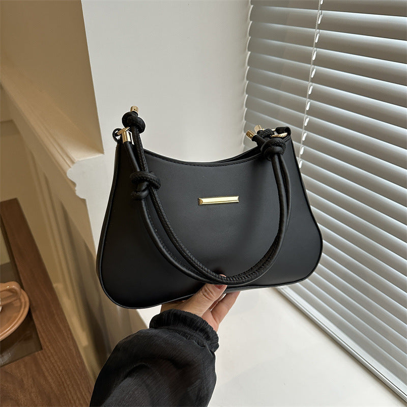 Women's Square Shoulder Bag - Trendy PU Leather Purse