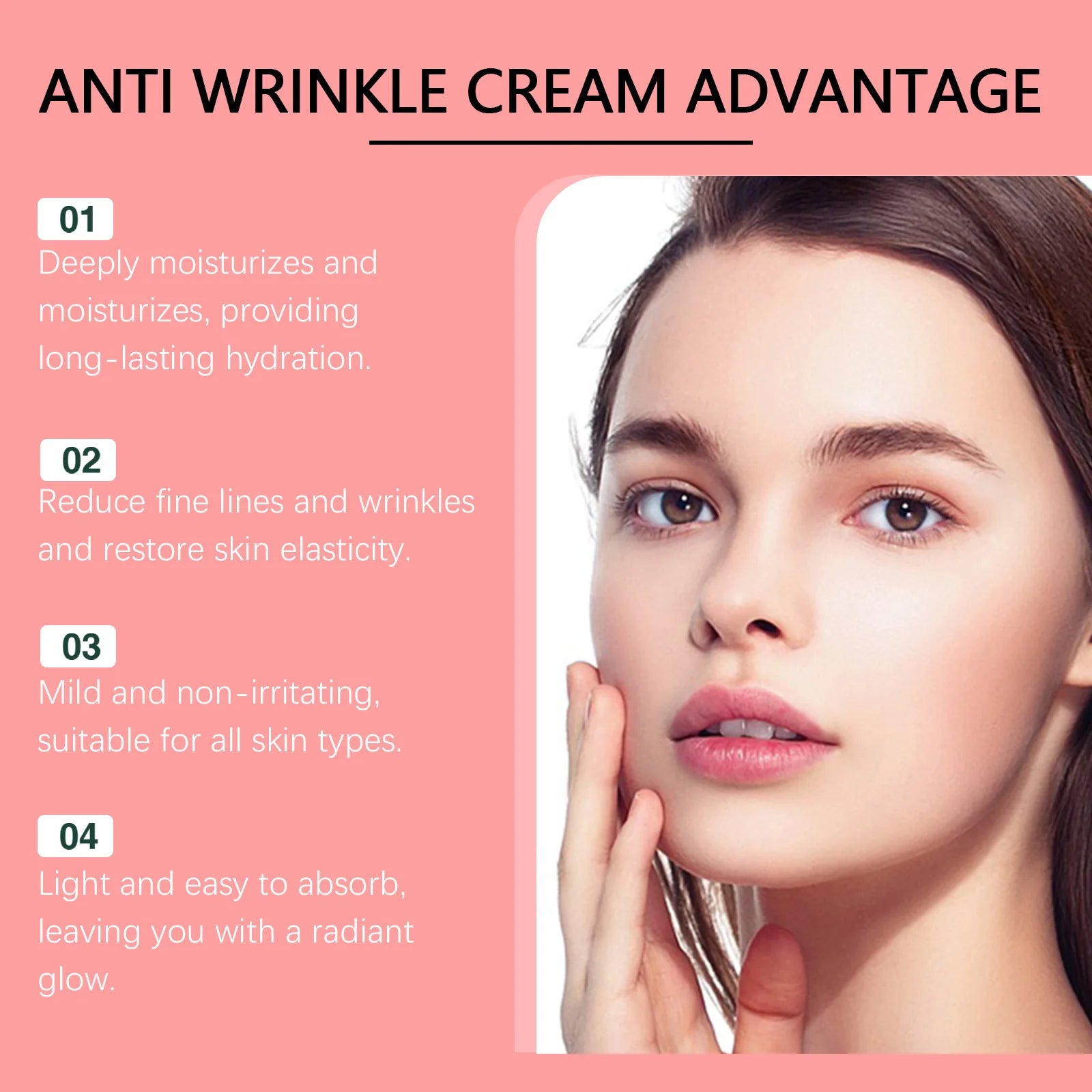 Korean Brightening Face Cream - Fade Blemishes & Glow