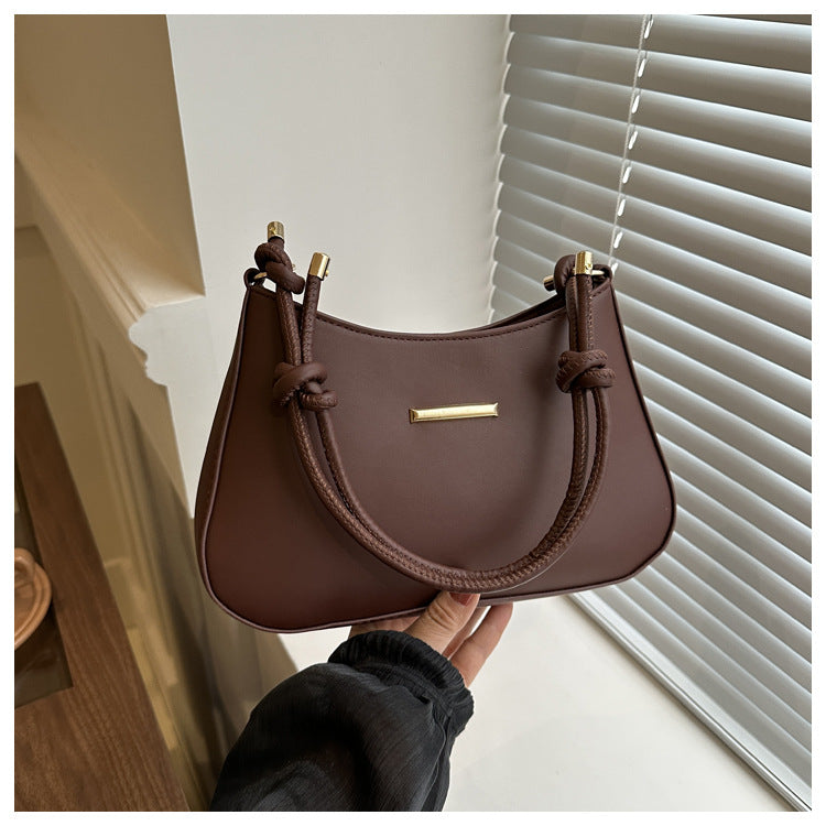 Women's Square Shoulder Bag - Trendy PU Leather Purse