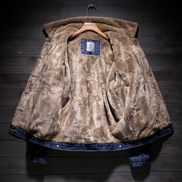 Men's Classic Denim Jacket - Thick Winter Casual Fit