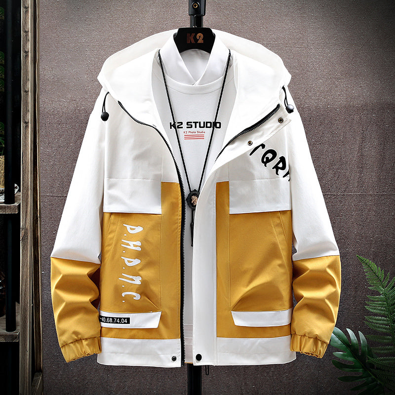 Men's Youth Denim Jacket - Polyester Casual Jacket