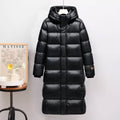 Men's White Duck Down Jacket - Thick Hooded Winter Puffer Coat
