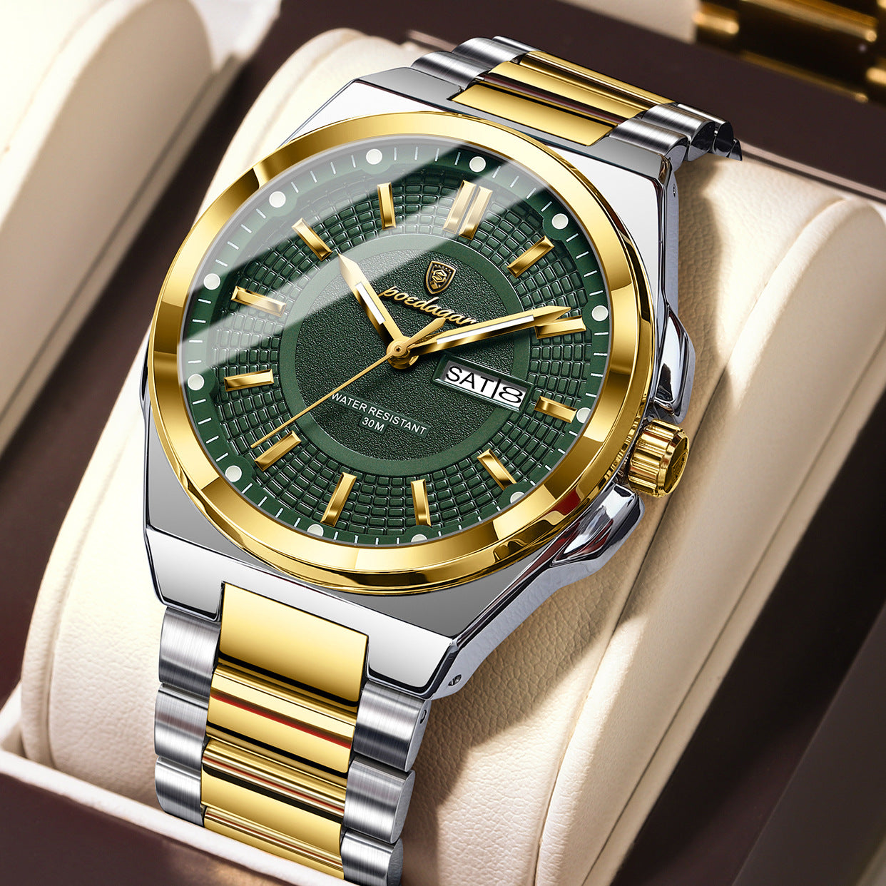 Men's Minimalist Alloy Watch - Fashionable Personalized Design Watch