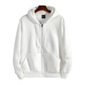 Men's Zipper Hoodie - Long Sleeve Casual Sweatshirt
