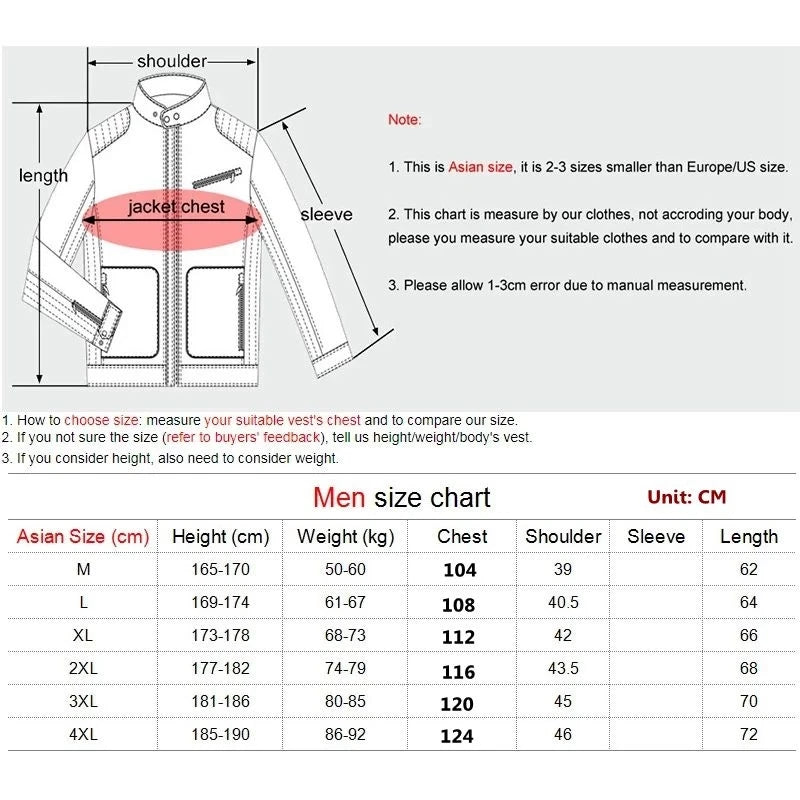 Men's Sleeveless Vest Jacket - Warm Waterproof Zipper Waistcoat