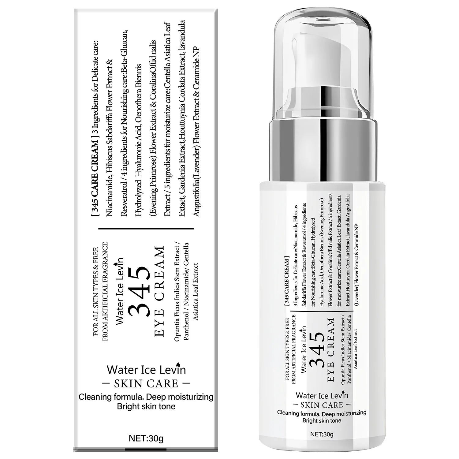 Korean 345 Eye Revitalizing Cream - Anti-Aging Eye Care