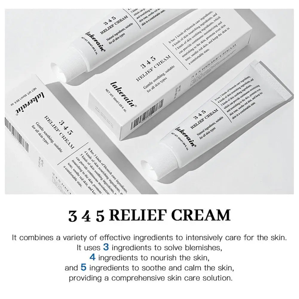Korean Blemish Relief Face Cream - Anti-Aging Moisturizer for Sensitive Skin