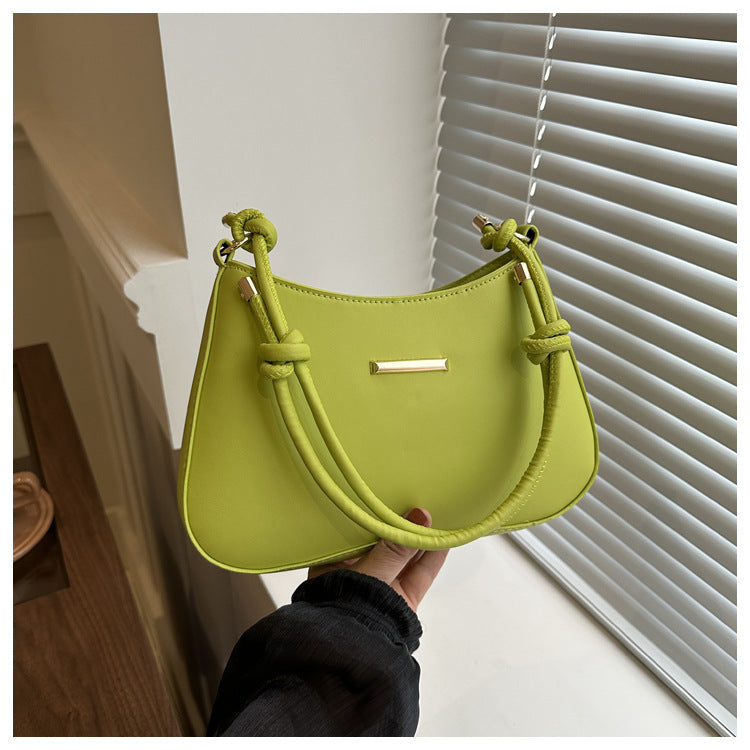 Women's Square Shoulder Bag - Trendy PU Leather Purse