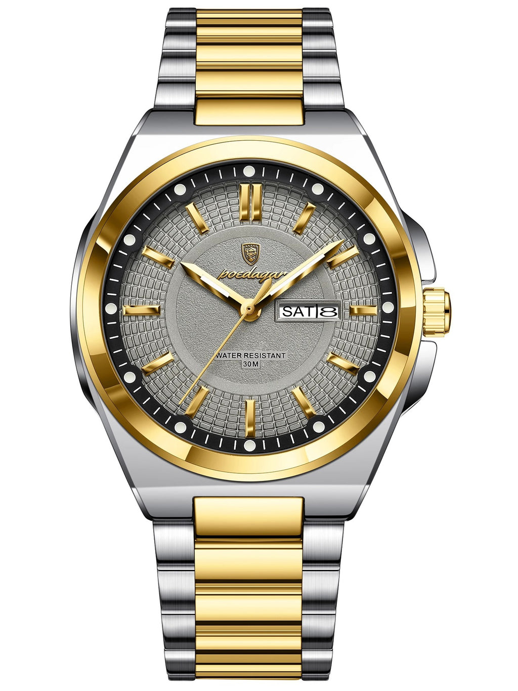 Men's Minimalist Alloy Watch - Fashionable Personalized Design Watch
