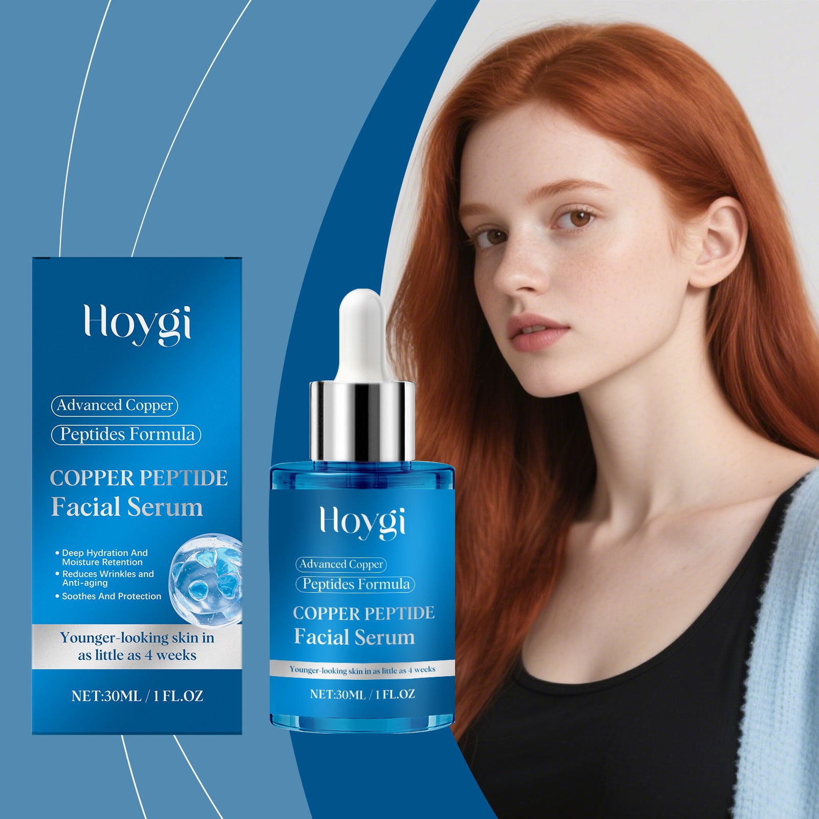 Blue Copper Peptide Facial Serum