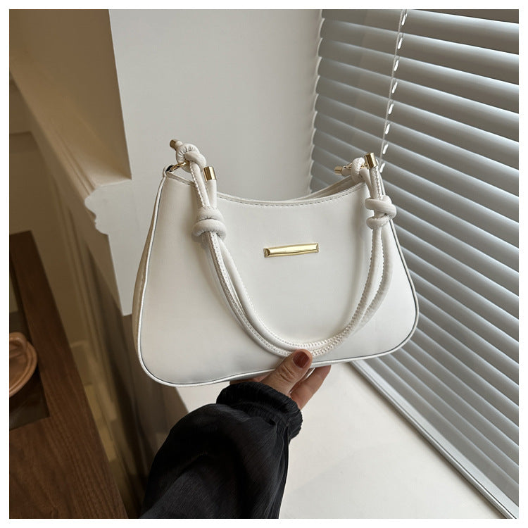 Women's Square Shoulder Bag - Trendy PU Leather Purse