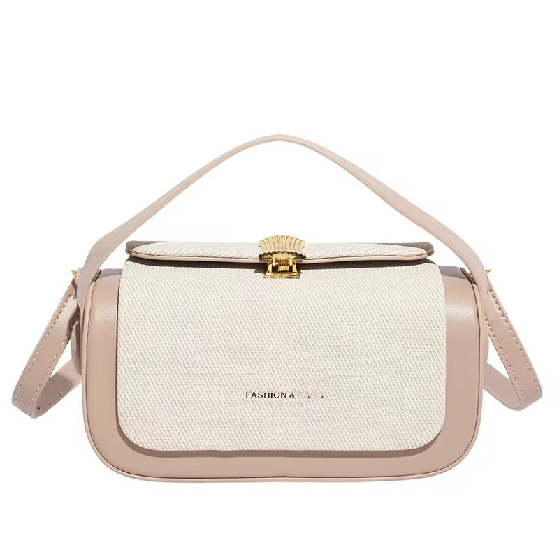 Cleo Gold Clasp Handbag