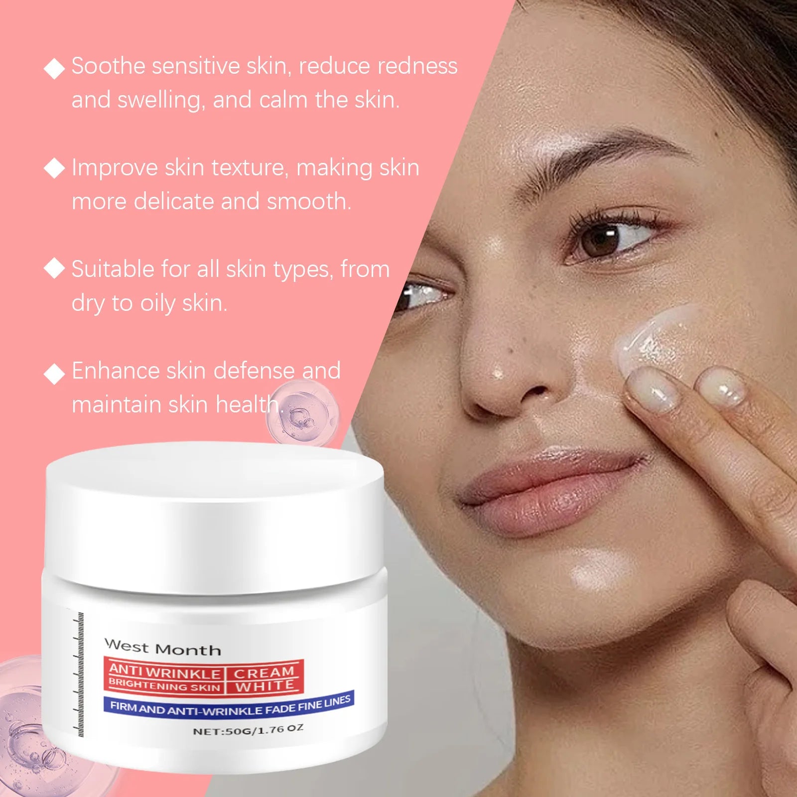 Korean Brightening Face Cream - Fade Blemishes & Glow