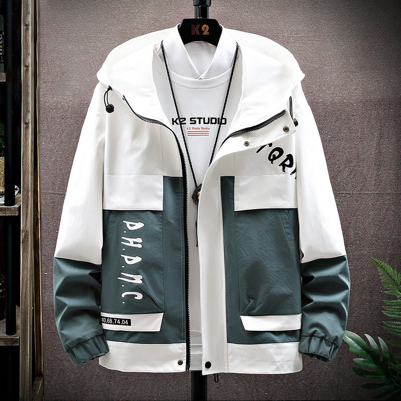 Men's Youth Denim Jacket - Polyester Casual Jacket
