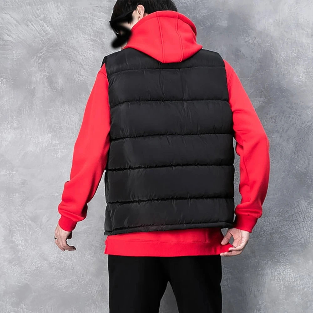 Men's Sleeveless Vest Jacket - Warm Waterproof Zipper Waistcoat