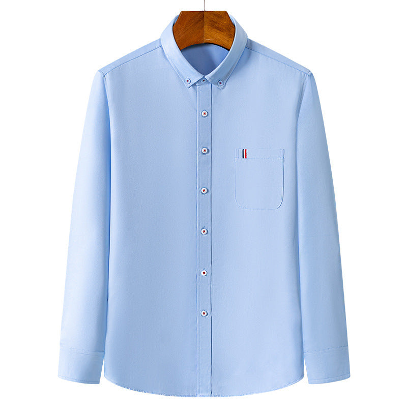 Men's Business Dress Shirt - Casual Fashion Long Sleeve Button-Up