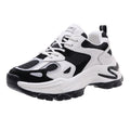Retro Color Matching Casual Sneakers — Unisex Student Style