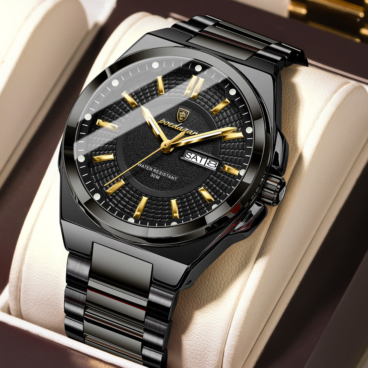 Men's Minimalist Alloy Watch - Fashionable Personalized Design Watch
