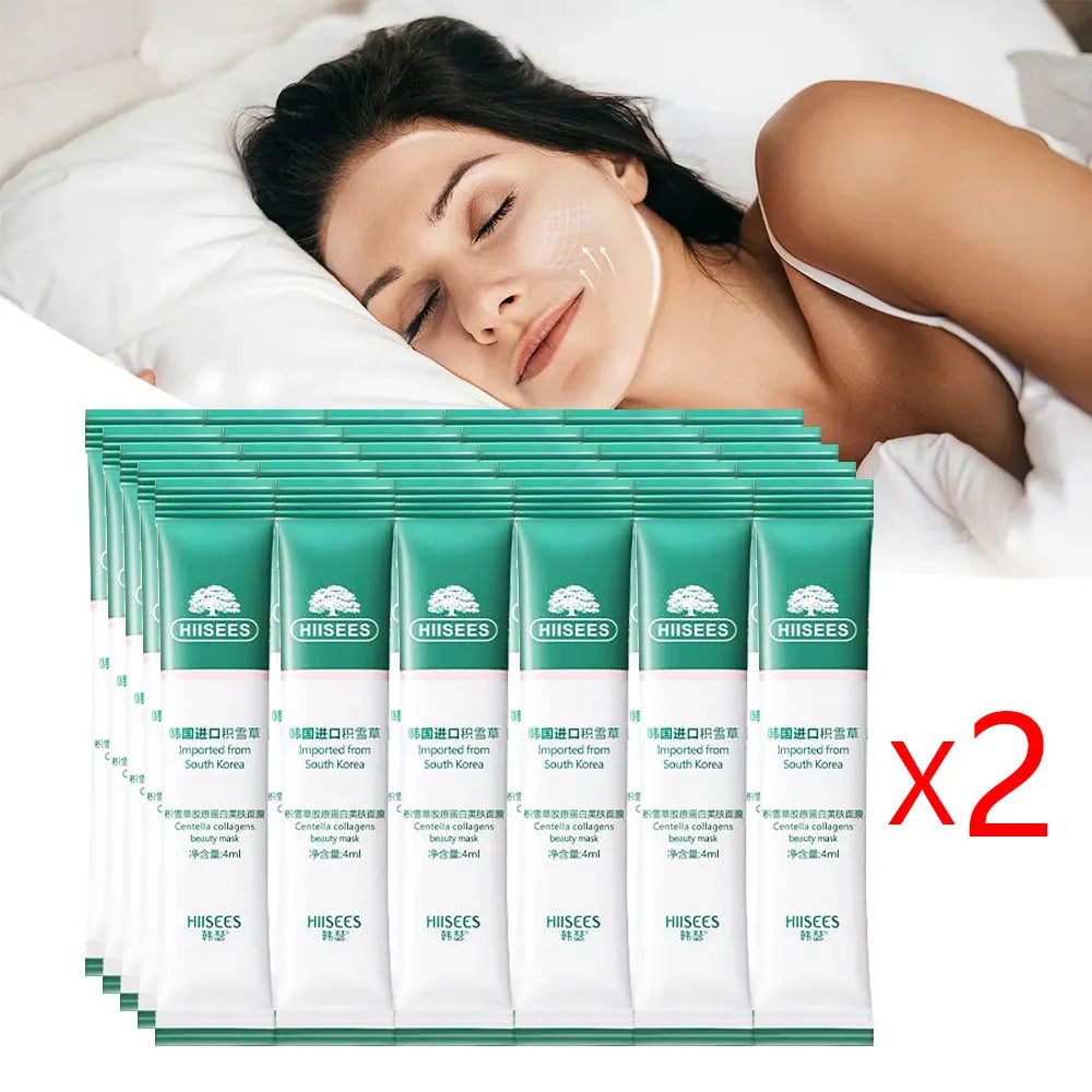 Korean Centella Collagen Sleeping Masks (30pcs) - Anti-Wrinkle Firming Mask
