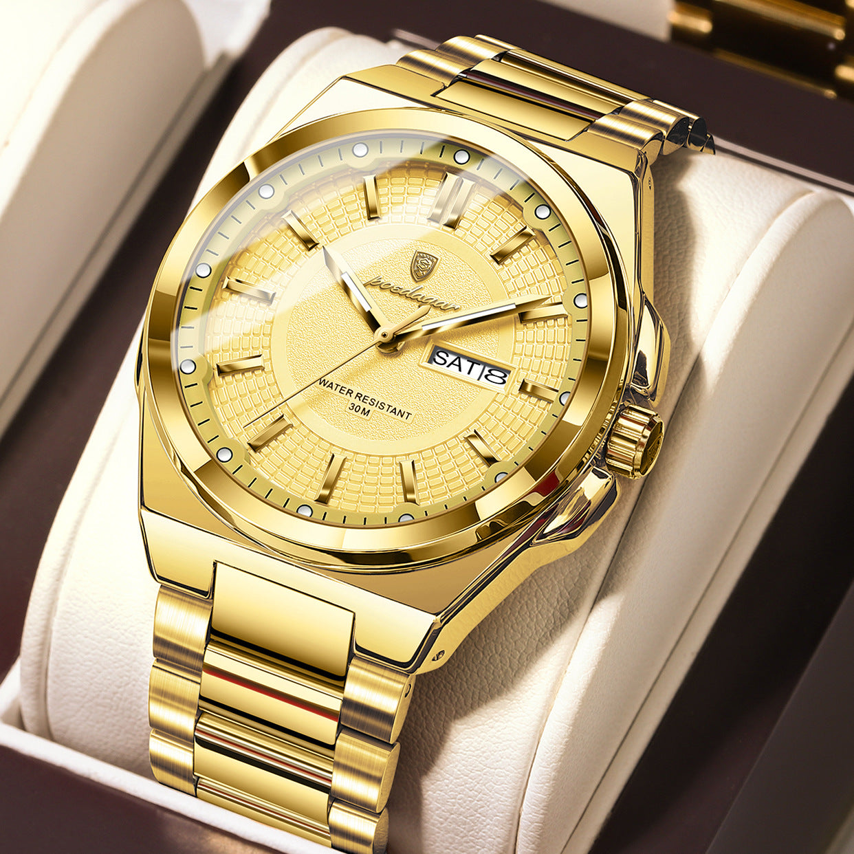 Men's Minimalist Alloy Watch - Fashionable Personalized Design Watch