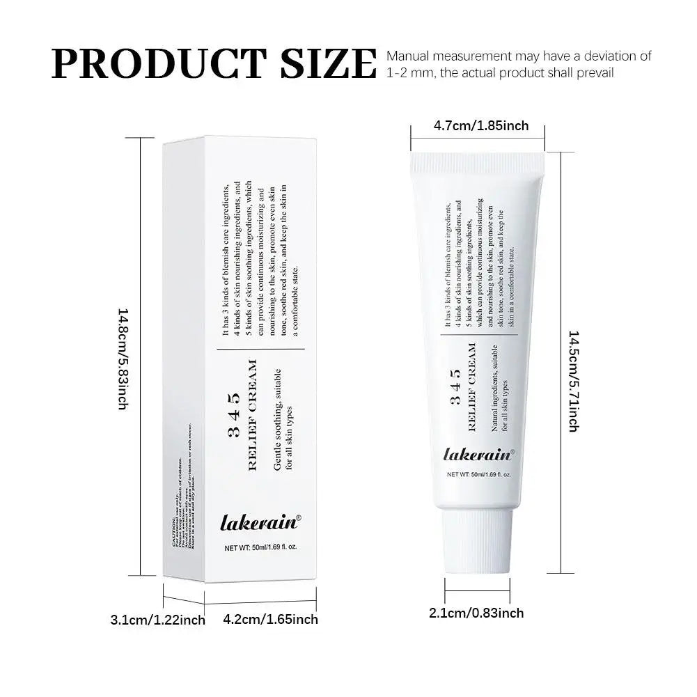 Korean Blemish Relief Face Cream - Anti-Aging Moisturizer for Sensitive Skin