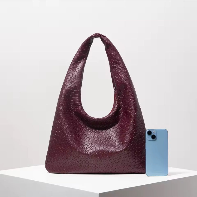Women's Light Yellow Textured Hobo Shoulder Bag