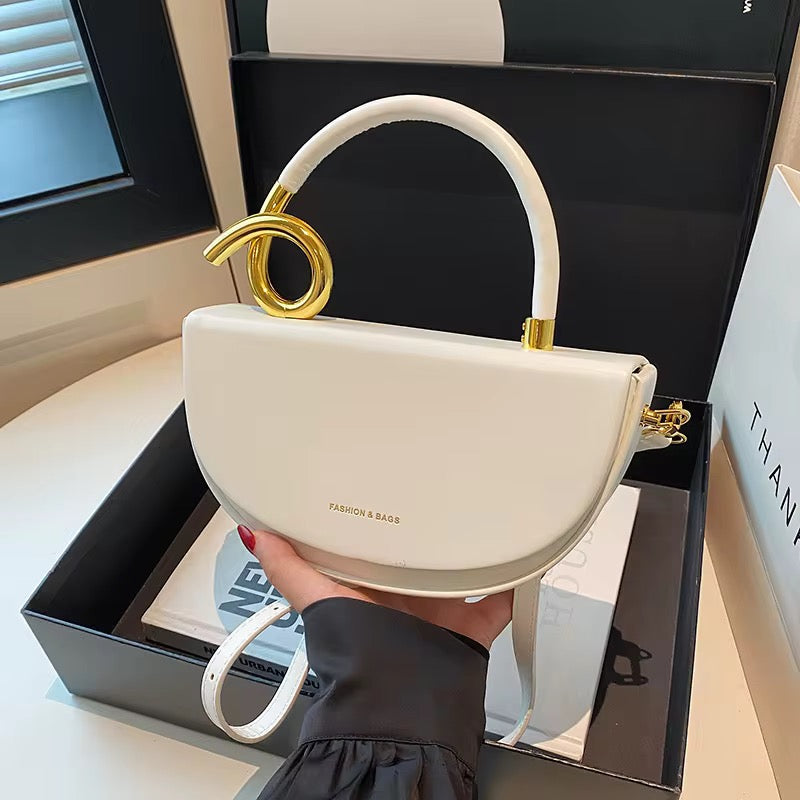 Luna Gold Loop Handbag