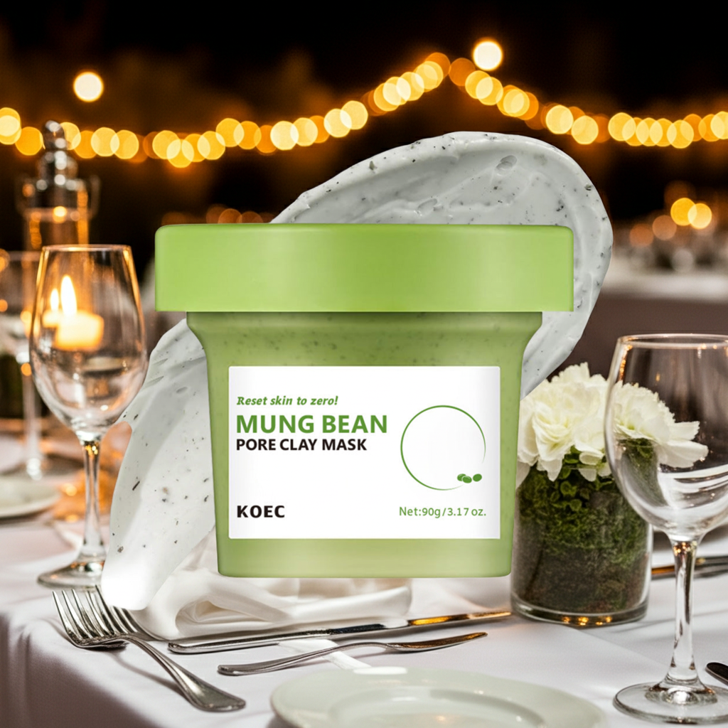 4-Piece Green Bean Cleansing Skincare Set
