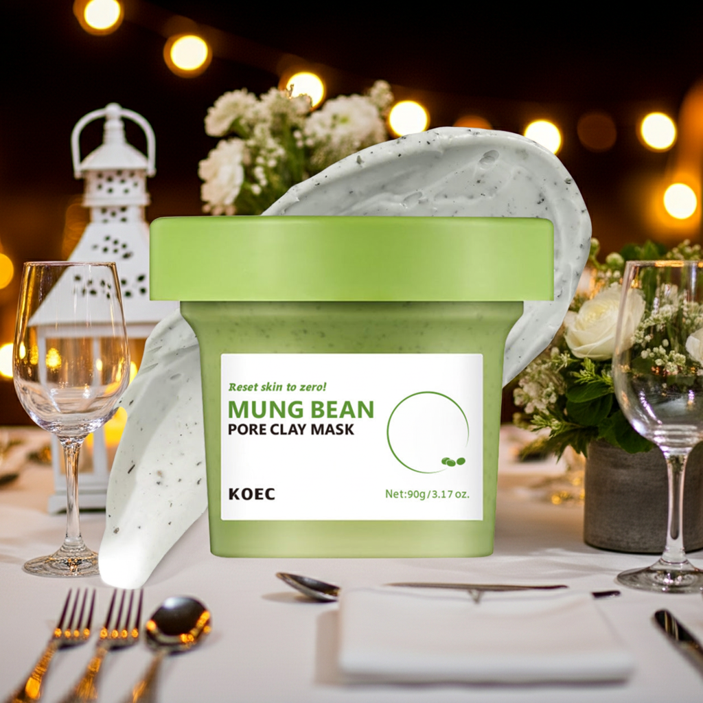 4-Piece Green Bean Cleansing Skincare Set
