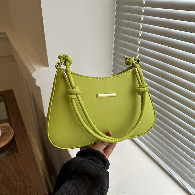 Women's Square Shoulder Bag - Trendy PU Leather Purse