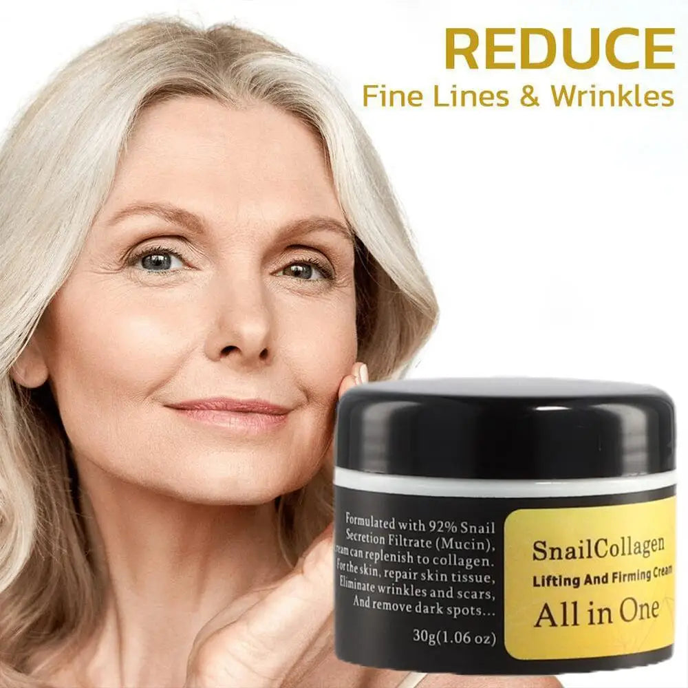 Korean Snail Collagen 92% Face Cream - Repair & Moisturize