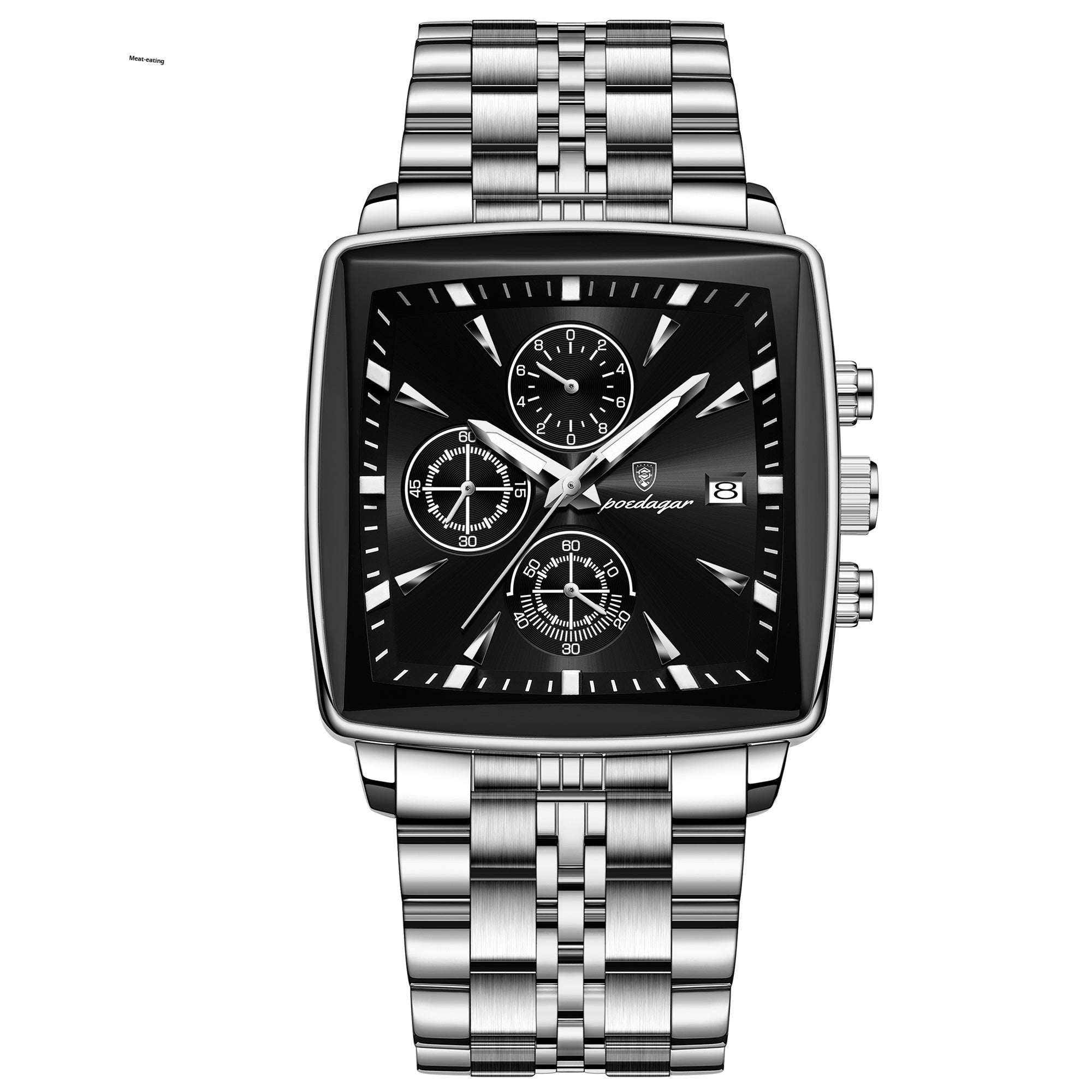 Men's Multifunctional Business Watch - Waterproof Stainless Steel Fashion Watch