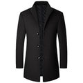 Men's Woolen Coat - Autumn Winter Casual Business Style Jacket